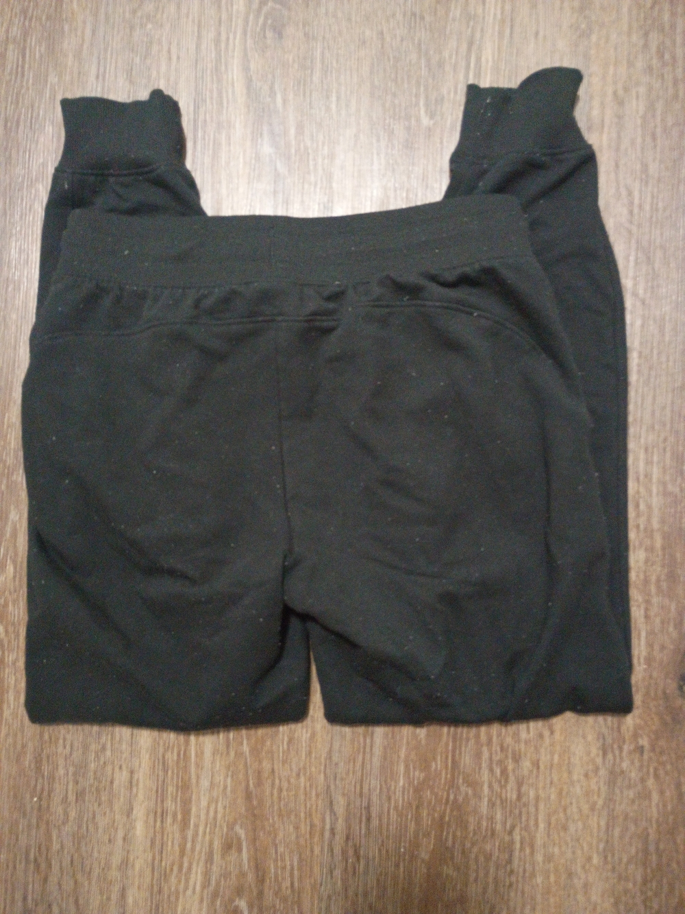 Athletic Works Black Drawstring Jogger Sweatpants - Picture 2 of 4